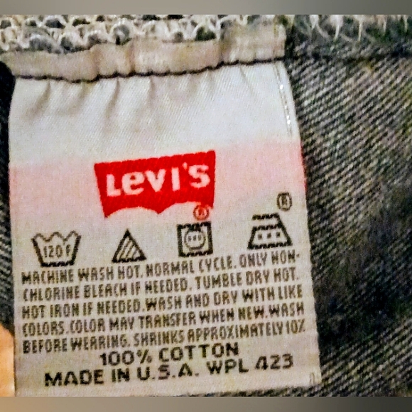 Levi's 501XX 35 x 33 Selvedge Denim Made in USA WPL 423 - Picture 3 of 8